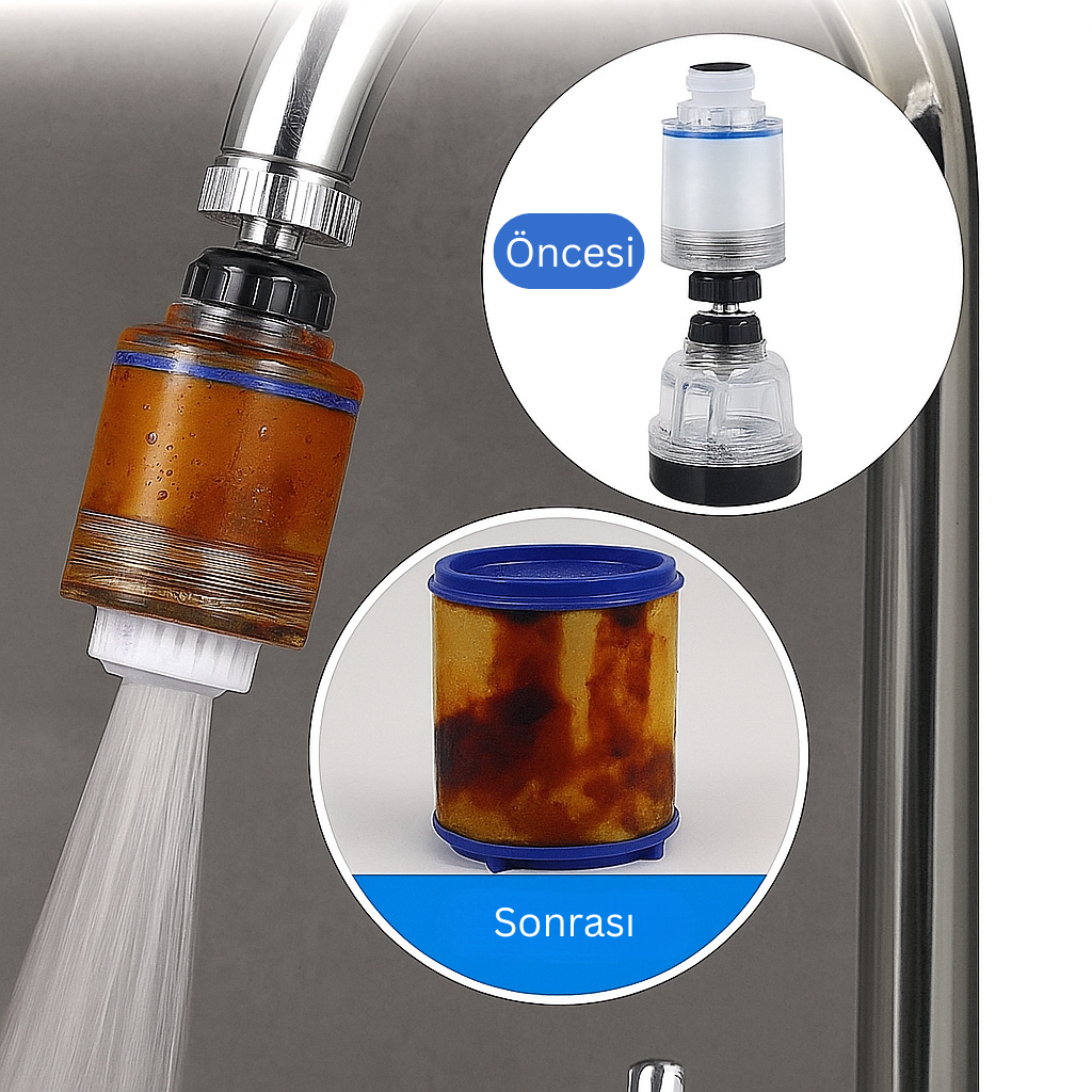 MaxiFresh Hijyen Filtreli Musluk Başlığı –, Kireç ve Mikrop Önleyici Aparat