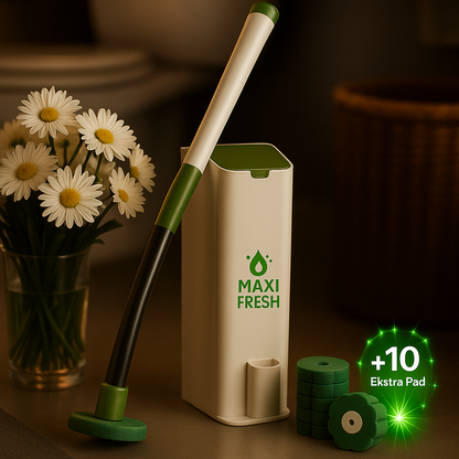 MaxiFresh Kullan At Başlıklı Hijyenik Tuvalet Fırçası