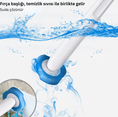 MaxiFresh Hijyenik Tuvalet Fırçası(+10 Adet Hediye Başlıklı)