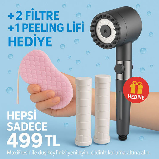 MaxiFresh Filtreli Duş Başlığı